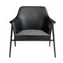 Armchairs - Armchair upholstered in fabric and leatherette - ANGEL CERDÁ