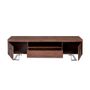 Sideboards - TV stand walnut and chromed steel - ANGEL CERDÁ