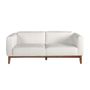 Sofas - 3 seater sofa upholstered in white leather - ANGEL CERDÁ