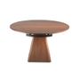 Dining Tables - Round extendable walnut dining table - ANGEL CERDÁ