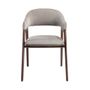 Chairs - Upholstered fabric and leatherette dining table chair - ANGEL CERDÁ