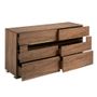 Chests of drawers - Walnut chest of drawers with interior lighting - ANGEL CERDÁ