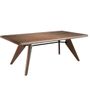 Dining Tables - Dining table walnut glass mirror effect - ANGEL CERDÁ