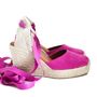 Shoes - Fuchsia suede espadrilles: Elegance and comfort on your feet - &ATELIER COSTÀ