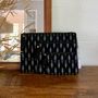 Clutches - Nasik black and white ethnic pouches//set of 3 - TERRE AMBRÉE