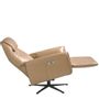 Armchairs - Leather swivel armchair relax mechanisms - ANGEL CERDÁ
