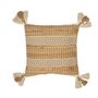 Fabric cushions - Eve cotton/jute cushion 45x45 cm AX23083 - ANDREA HOUSE