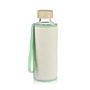 Gifts - Recycled glass bottle and natural isothermal cover, lifetime warranty, REUSABLE - LITTLE POTS