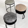 Stools for hospitalities & contracts - MOUND|POUF WITH LINEN - IDDO
