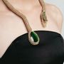 Bijoux - Collier en forme de feuille de serpent - HARA KARAMICHALI JEWELLERY