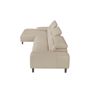 Sofas - Sofa chaise longue leather cowhide taupe - ANGEL CERDÁ