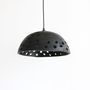 Design objects - Black hanging light hand carved - WOODENDREAMS