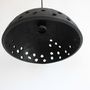 Design objects - Black hanging light hand carved - WOODENDREAMS