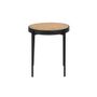 Coffee tables - Round rattan corner table - ANGEL CERDÁ