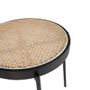 Coffee tables - Round rattan corner table - ANGEL CERDÁ