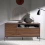 Sideboards - Walnut and lacquered MDF sideboard - ANGEL CERDÁ