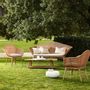 Lawn armchairs - Sillage armchair made of recycled synthetic wicker, clayoned - CFOC