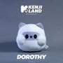Soft toy - Yabu Tiny-K Dorothy Cat Purple - KENJI UK LTD