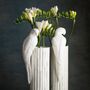 Decorative objects - WALTER Parrot, bird, China Bone ceramic, China Bone, decor, macaw, white, porcelain, handmade - KLATT OBJECTS