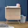 Chests of drawers - Galopin white 3-drawer dresser - SAUTHON