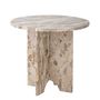Other tables - Jasmia Side table, Brown, Marble - BLOOMINGVILLE
