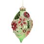 Christmas garlands and baubles - GLSS FABR.KING'S JEWEL FIN.ORN GRN/RD CM - GOODWILL M&G