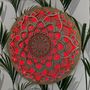Autres décorations murales - Art mural fleur rougeoyante LED Mandala - BHDECOR