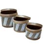 Rangements pour salle de bain - Boites à bijoux (Bali) BOS15G - Set de 3 - BALINAISA