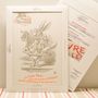 Poster - Alice in Wonderland Collection: Posters and Cards, Rabbit - L'ATELIER LETTERPRESS