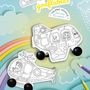 Gifts - Inflatable creart to color - Avion & Helico - ARA-CREATIVE