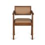 Chairs for hospitalities & contracts - Office Chair Upholstered - Dark Brown - DETJER®