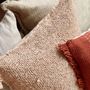 Fabric cushions - Cushion cover Toulouse coarsely woven w/fringed - IB LAURSEN