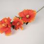 Décorations florales - Hibiscus artificiel orange H82cm - LE COMPTOIR.COM