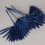 Floral decoration - Palm sun dried blue H50cm - LE COMPTOIR.COM