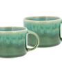 Tasses et mugs - Villa Collection Styles Mug avec anse Dia 8,5 x 6 cm 0,16 litre 2 pces Vert/Bleu - VILLA COLLECTION DENMARK