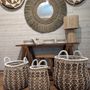 Caskets and boxes - Water hyacinth and bamboo laundry basket - PJBS-3 - BALINAISA