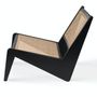 Lounge chairs for hospitalities & contracts - Kangaroo Chair - Charcoal Black - DETJER®