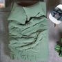 Linge de lit - LINUS — housse de couette et taie d'oreiller en 100% lin — vert sapin - LAVIE HOME
