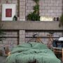 Linge de lit - LINUS — housse de couette et taie d'oreiller en 100% lin — vert sapin - LAVIE HOME