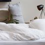 Linge de lit - LINUS — housse de couette et taie d'oreiller en 100% lin — blanc - LAVIE HOME
