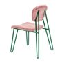 Chairs - Villa Collection Styles Chair 55x43x82 Green/Pink - VILLA COLLECTION DENMARK