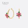 Gifts - SAHI ENCHANTING GARDEN CREOLE earrings - SAHI LONDON