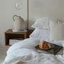 Comforters and pillows - White Linen Pillow Case - LINEN SPELLS