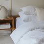 Comforters and pillows - White Linen Pillow Case - LINEN SPELLS