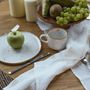 Napkins - White Linen Napkins - LINEN SPELLS