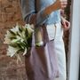 Homewear - Linen Everyday Daily Tote Bag - LINEN SPELLS