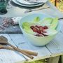 Platter and bowls - ABEILLE ecru salad bowl - LA ROCHÈRE