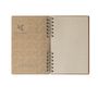Stationery - Sustainable woorden notebook - recycled paper - A4 size - blank paper - Horizon - KOMONI AMSTERDAM
