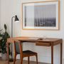 Desks - The Minimalist Modern Front Desk in Oak 160 cm x 80 cm - MOR DESIGN