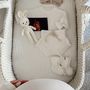 Baby furniture - XL Baby Moses baskets with straight hood and rocking stand - ANZY HOME